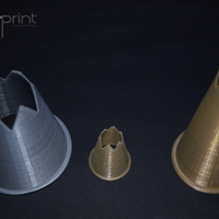 Small Jumbo & Scale-able Food Nozzle for Piping Bags 3D Printing 130846