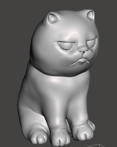 "NokHook" The black cat 3D Print 131125