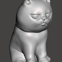 Small "NokHook" The black cat 3D Printing 131125