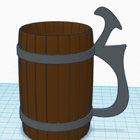 Small Simple Drinking Mug 3D Printing 131175