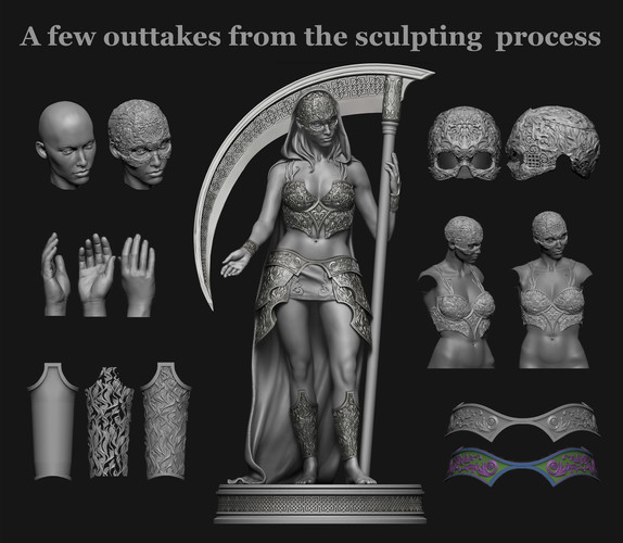 Bella Muerte 3D Print 131197