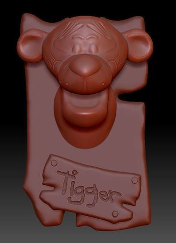 Tigger Trophy 3D Print 131360