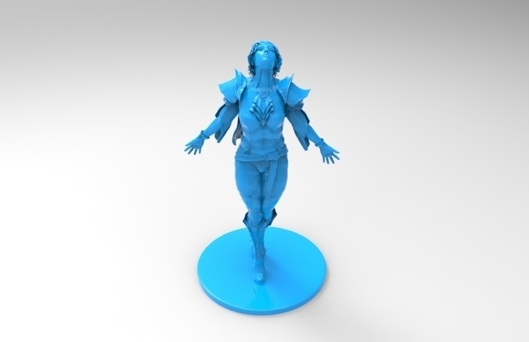 lady warrior 3D Print 131521