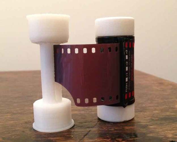 35mm Film to 120 Spool Adapter 3D Print 13169