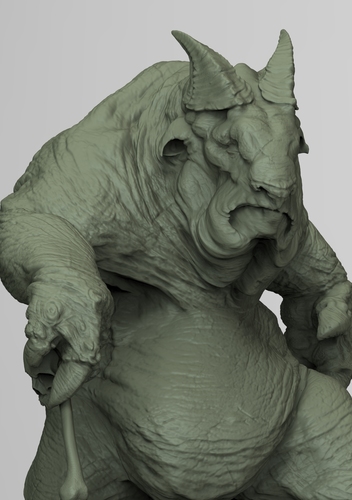 Goat Face 3D Print 131716