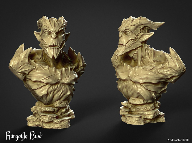 Gargoyle Bust 3D Print 131861