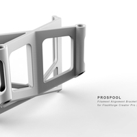 Small Flashforge Creator Pro 2016 PROSPOOL Filament Alignment Bracket 3D Printing 132078