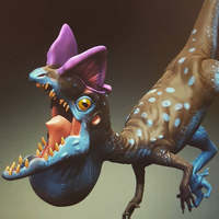 Small Dilofrogsaurus 3D Printing 132518