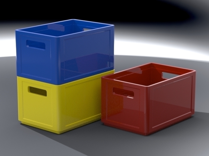 1/18 Beer Crate 3D Print 132892 1/18 Beer Crate 3D Print 132892