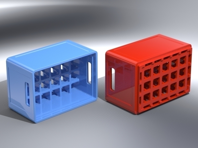 1/18 Beer Crate 3D Print 132893 1/18 Beer Crate 3D Print 132893
