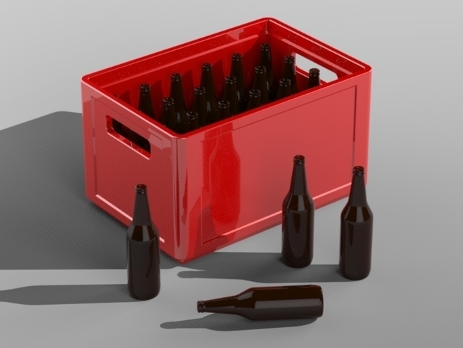 1/18 Beer Crate 3D Print 132896 1/18 Beer Crate 3D Print 132896