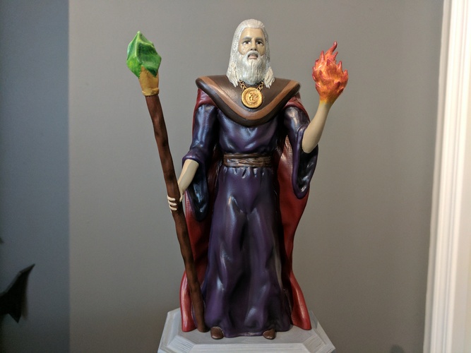 Lord Kavra - Prints With No Supports! - Original Mage Character 3D Print 132898