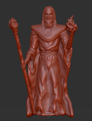 Lord Kavra - Prints With No Supports! - Original Mage Character 3D Print 132904