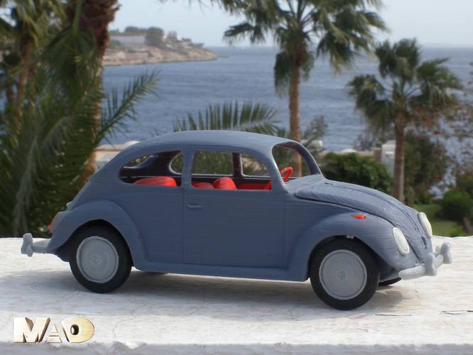 Small German Car Model 3D Print 13323