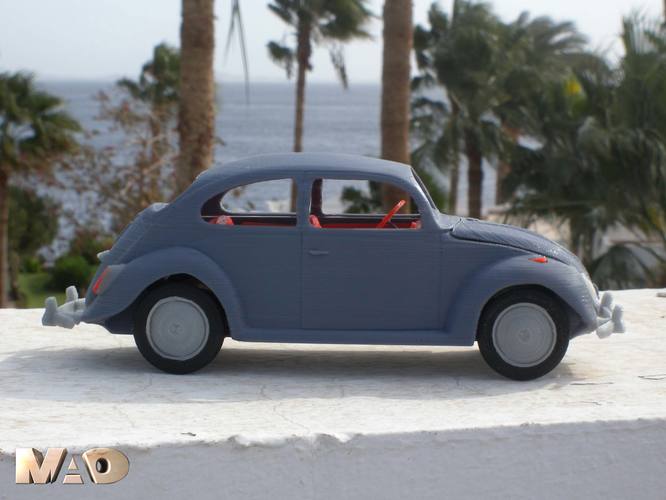 Small German Car Model 3D Print 13324