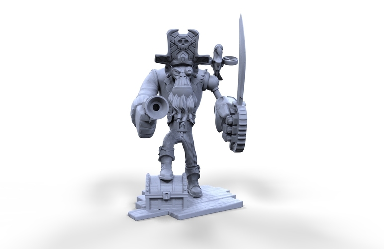 Captain Abe of the Future 3D Print 133257