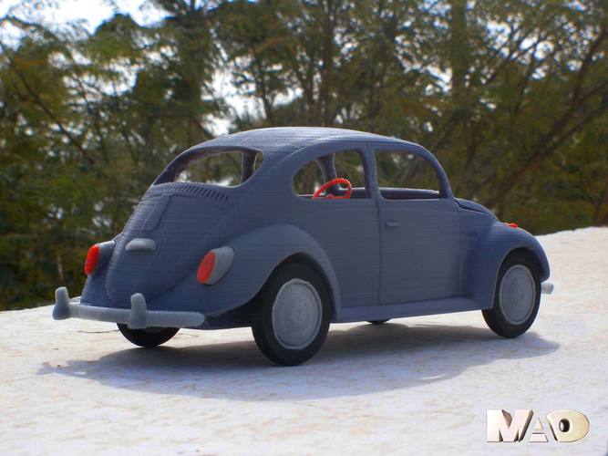 Small German Car Model 3D Print 13327
