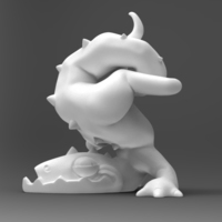 Small Clumsy Dragon 3D Printing 133445