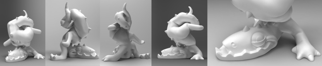 Clumsy Dragon 3D Print 133446
