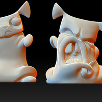 Small Pug Monster Pet 3D Printing 133450
