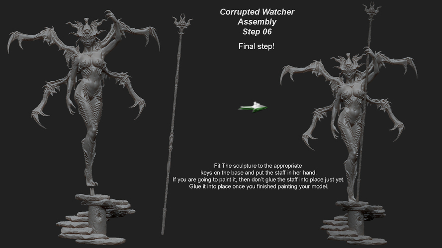 The Corrupted Watcher 3D Print 133493