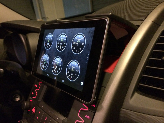 Tablet Car Mount 3D Print 13361