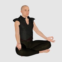 Small Meditation Male 3D Printing 133693