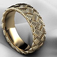 Small Celtic Weave Ring​ 3D Printing 133735