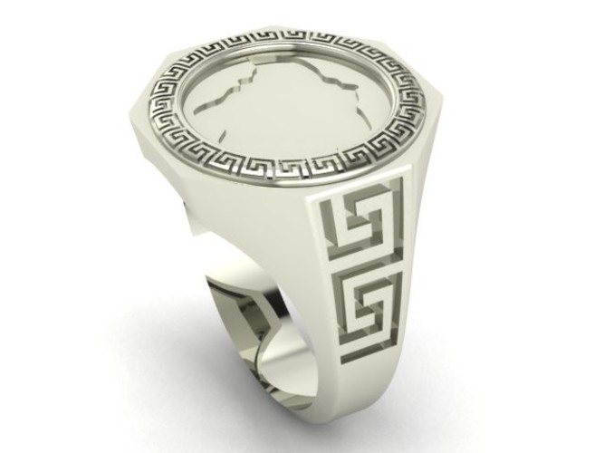Versace Ring 3D Print 133803