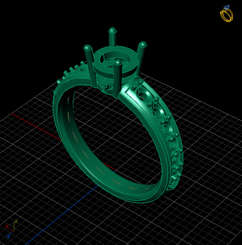 Engagement Ring Solitaire  3D Print 133832