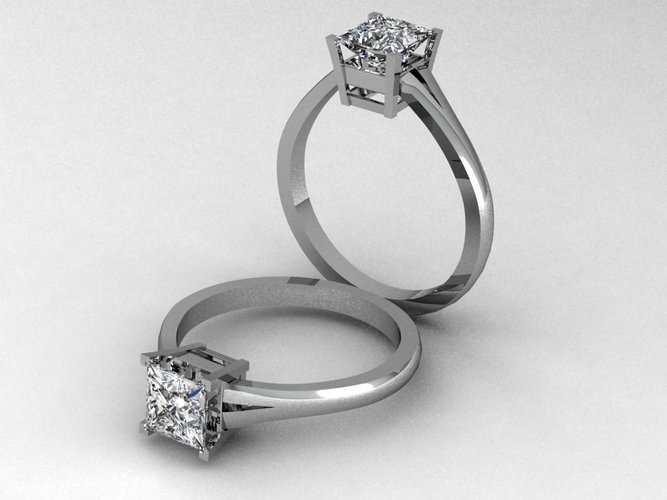 Engagement Ring 4 3D Print 133853