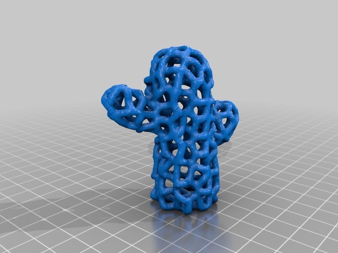 Voronoi Cactus 3D Print 13386