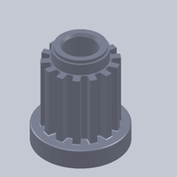 Small Pulley Gears -  FESTOOL Belt sander BS 75 3D Printing 134006