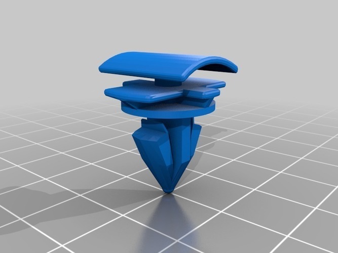 Vw Passat Door Panel Clips 3D Print 134029 Vw Passat Door Panel Clips 3D Print 134029