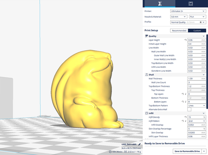 ZEN BUNNY 3D Print 134083 ZEN BUNNY 3D Print 134083