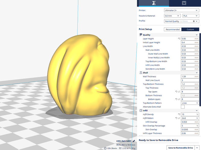 ZEN BUNNY 3D Print 134084 ZEN BUNNY 3D Print 134084