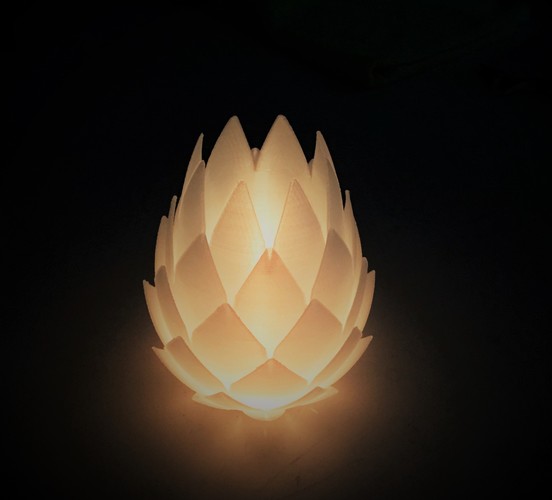 Pine Cone Tealight Candle Holder 3D Print 134116