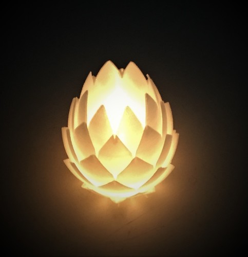 Pine Cone Tealight Candle Holder 3D Print 134117