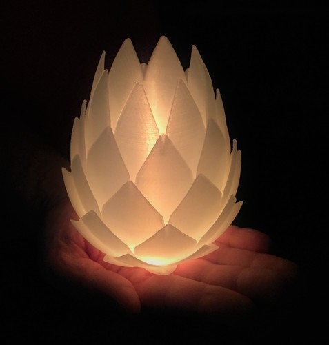Pine Cone Tealight Candle Holder 3D Print 134118