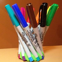 Small Crown of 12 Sharpie Ultra Fine Pens 3D Printing 13420