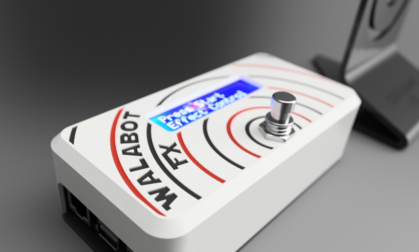 Walabot FX - Guitar Effect Control 3D Print 134309 Walabot FX - Guitar Effect Control 3D Print 134309