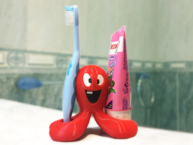  Children's toothbrush base the octopus series Pocoyo 3D Print 134315