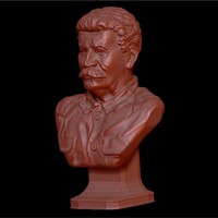 Small Bust of the generalisimus of the USSR Stalin 3D Printing 134354