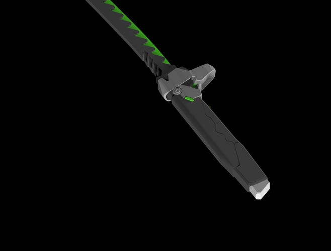 Genji's  Sword 3D Print 134448