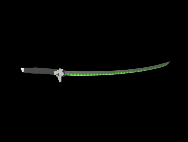 Genji's  Sword 3D Print 134452