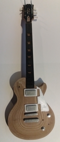 Gibson Les paul 1959 in scale of 1:4 fully 3D printable 3D Print 134460