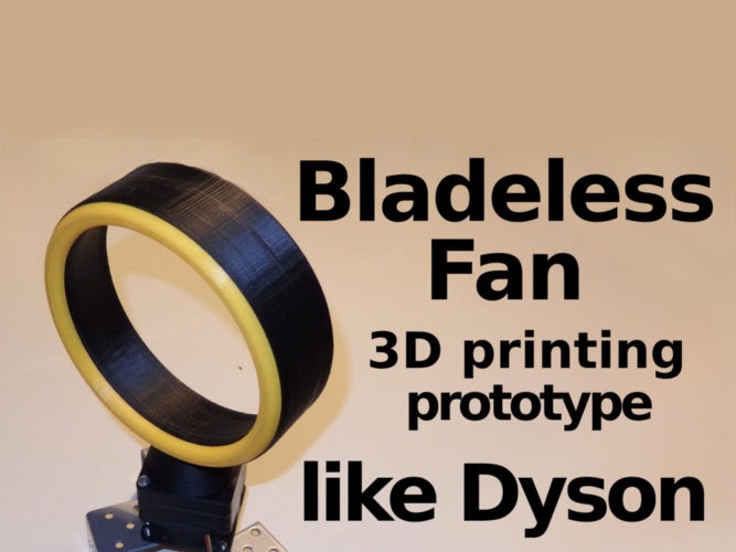 Bladeless Fan -  Prototype 3D Print 134510