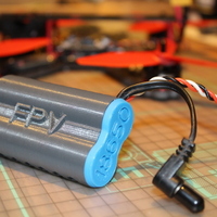 Small Fatshark 18650 FPV battery case 3D Printing 134720