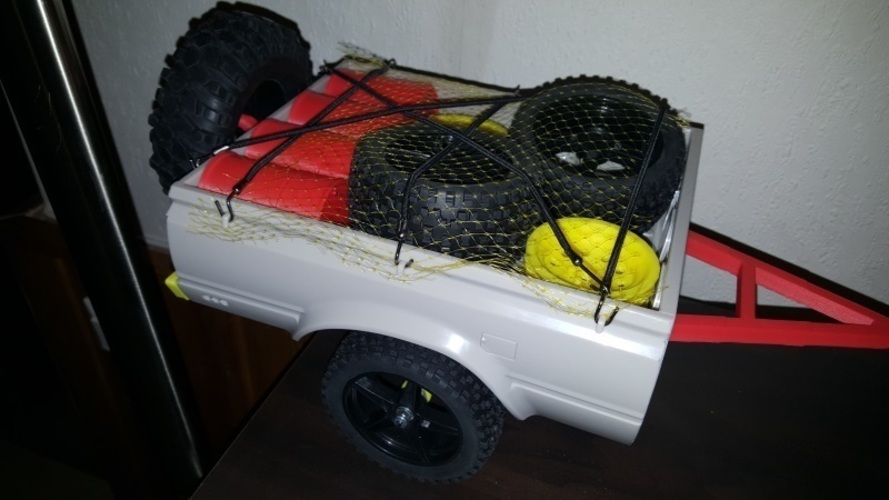 RC4WD Mojave Crawler Scaler Trailer Truck Chassis Trailer Hitch 3D Print 134801 RC4WD Mojave Crawler Scaler Trailer Truck Chassis Trailer Hitch 3D Print 134801