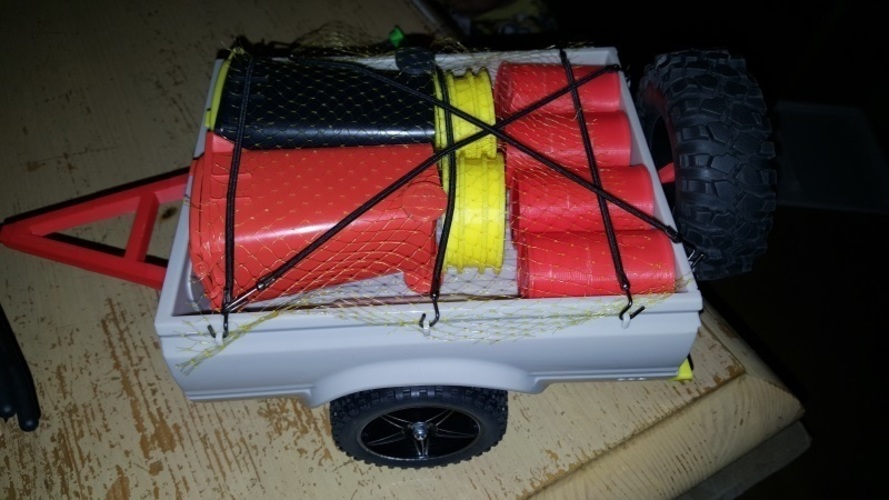 RC4WD Mojave Crawler Scaler Trailer Truck Chassis Trailer Hitch 3D Print 134804 RC4WD Mojave Crawler Scaler Trailer Truck Chassis Trailer Hitch 3D Print 134804